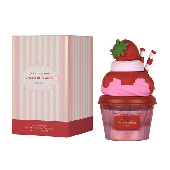 Lattafa Give Me Gourmand Berry On Top EDP Spray 2.53 oz