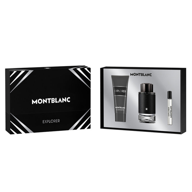 MONT BLANC EXPLORER M 3PCSET 3.4 EDP SPRAY / 3.4 S.GEL / 0.25 SPRAY