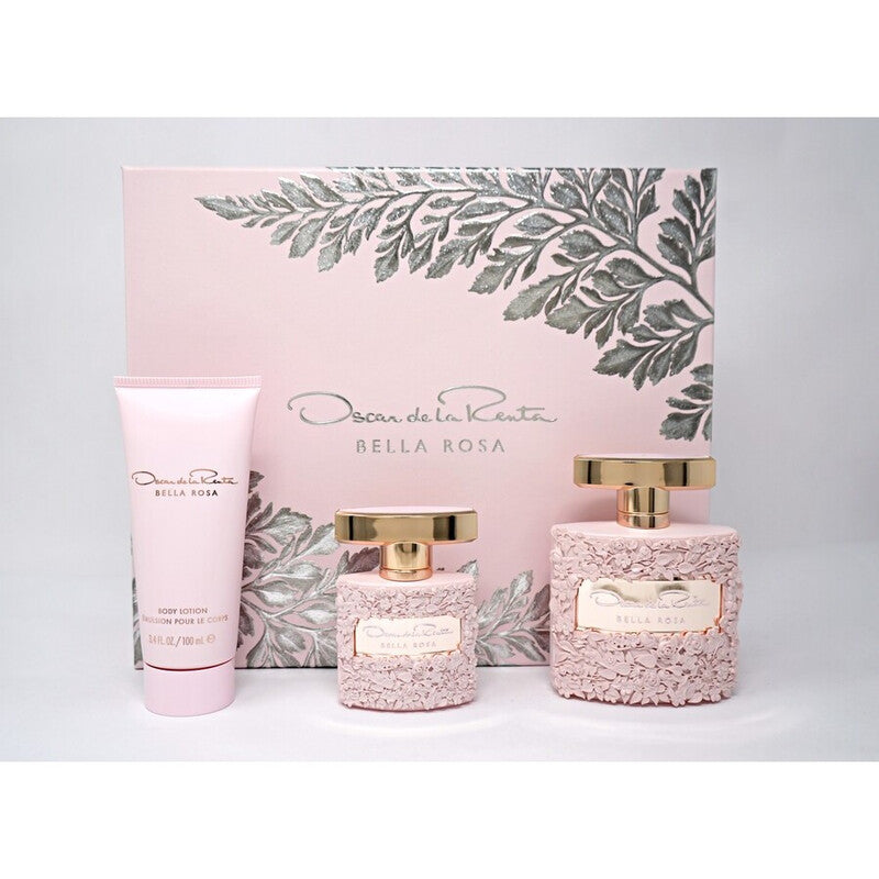 Oscar De La Renta Ladies Bella Rosa Gift Set Fragrances