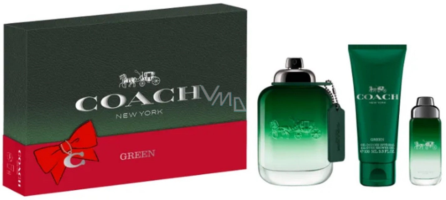 COACH GREEN by Coach 3 PIECE GIFT SET - 3.3 OZ EAU DE TOILETTE