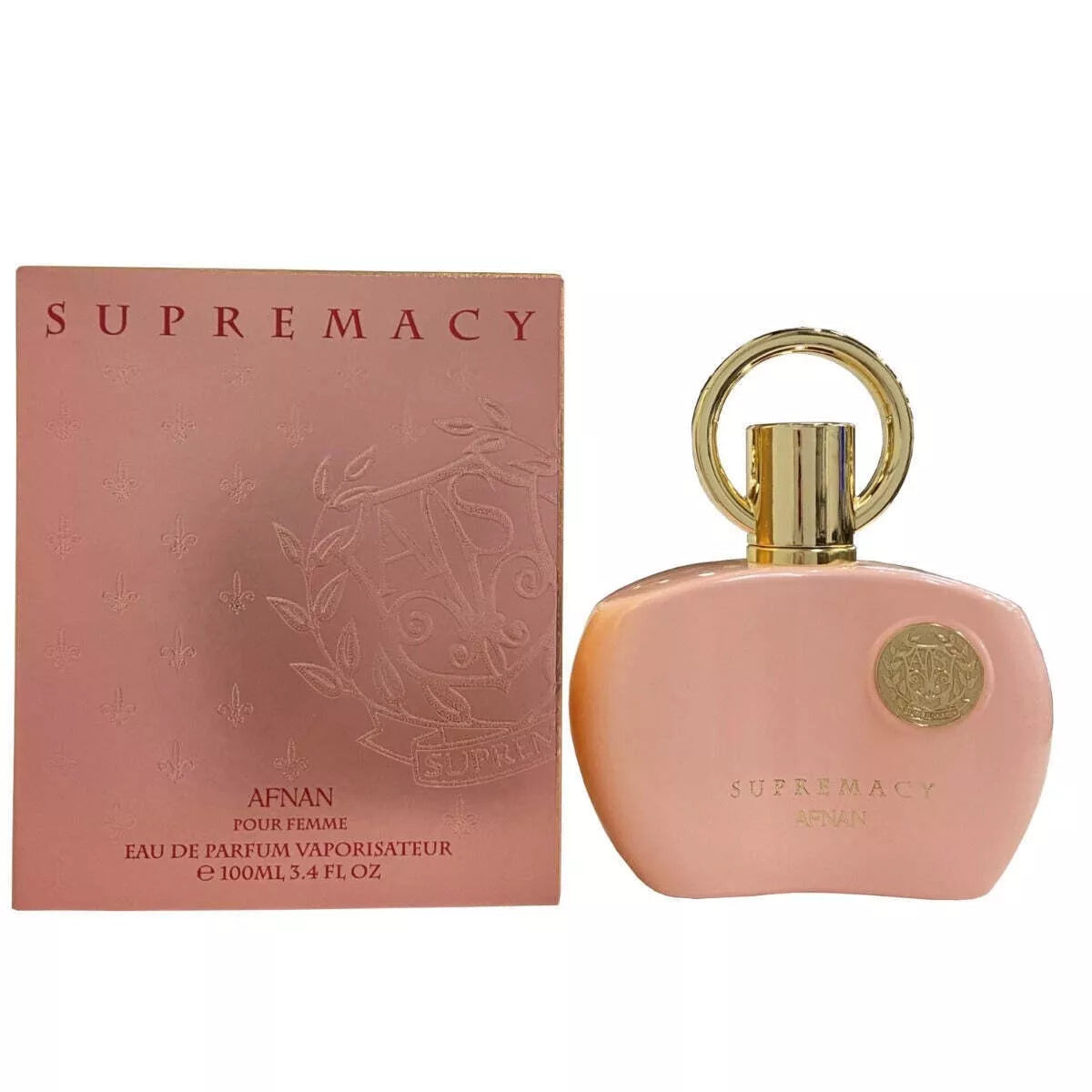 AFNAN SUPREMACY PINK POUR FEMME EAU DE PARFUM SPRAY 3.4 Oz / 100 ml