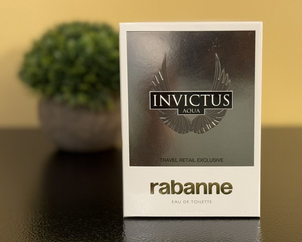 Paco Rabanne Invictus Aqua 3.4 Oz Men Eau de Toilette Travel retail Exclusive