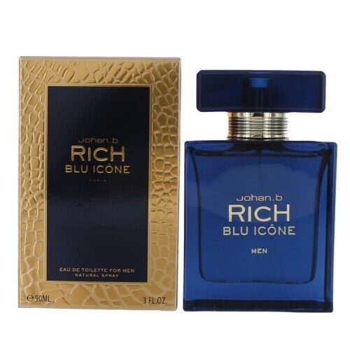 Johan Rich Blu Icone EDT Spray 3.0 oz