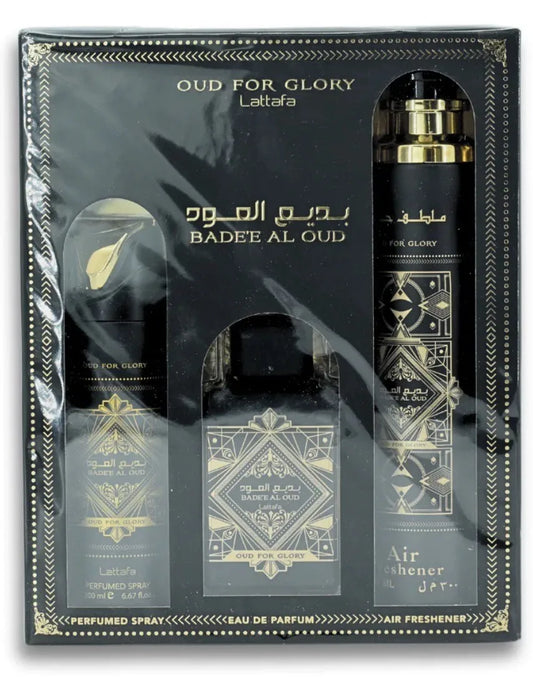 Lattafa Oud for glory lattafa perfumes(Gift Set