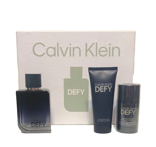 Calvin Klein Men's 3-Pc. Defy Eau De Parfum Gift Set