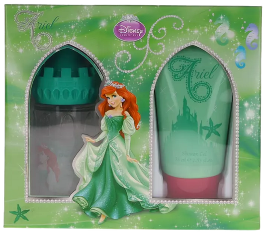 Princess Ariel By Disney For Women Set: EDT+SG (1.7+2.55)oz New