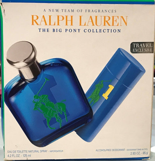 The Big Pony Collection # 1 by Ralph Lauren for Men - Gift Set Best Deal