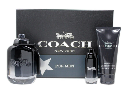 Coach EDT 100Ml + EDT 15Ml + Shower Gel 100Ml Gift