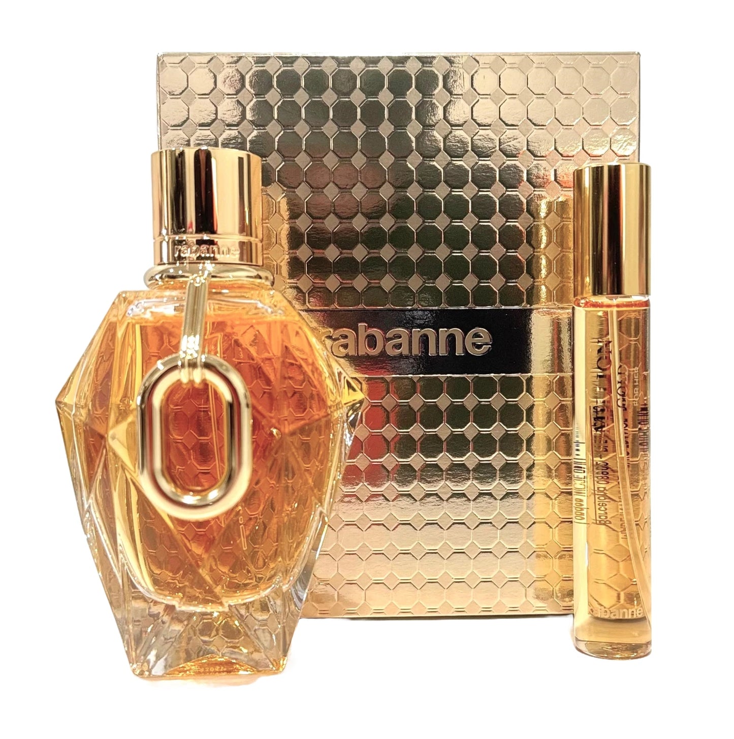 Rabanne Million Gold 2-pc Gift Set for Women: 3.0oz + 0.7oz Eau de Parfum Spray