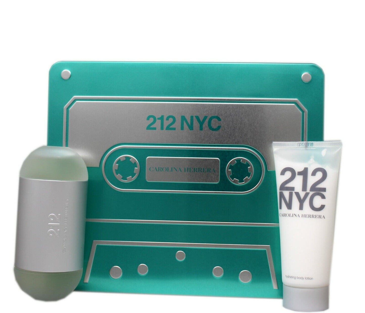 CAROLINA HERRERA 212 NYC 2PC GIFT SET FOR WOMEN EAU DE TOILETTE SPRAY 100ML NIB