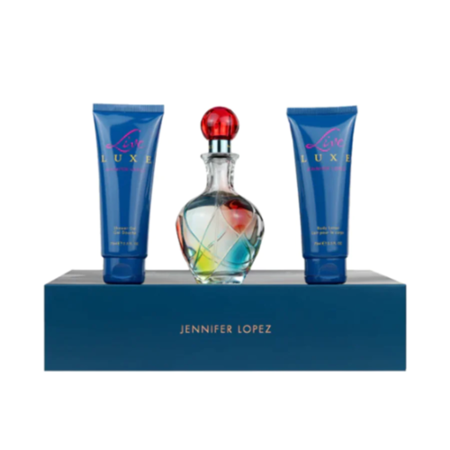 Jennifer Lopez Live Luxe Gift Set 3.4 oz  EDP +2.5 oz  Body Lotion +2.5 oz Shower Gel