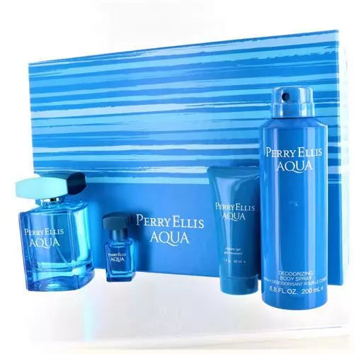 Perry Ellis Aqua by Perry Ellis for Men - 4 Pc