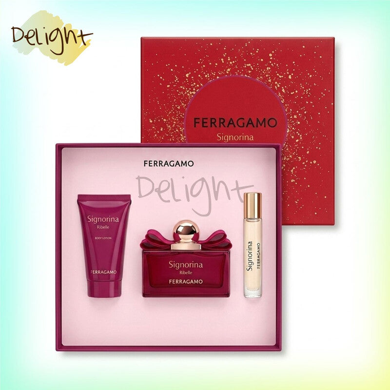 Salvatore Ferragamo Ladies Signorina Ribelle Gift Set Fragrances