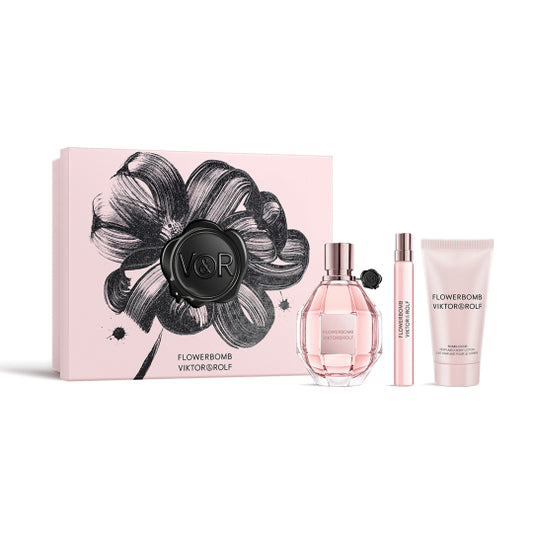 Viktor Rolf Set Flowerbomb Eau de Parfum & Body Lotion