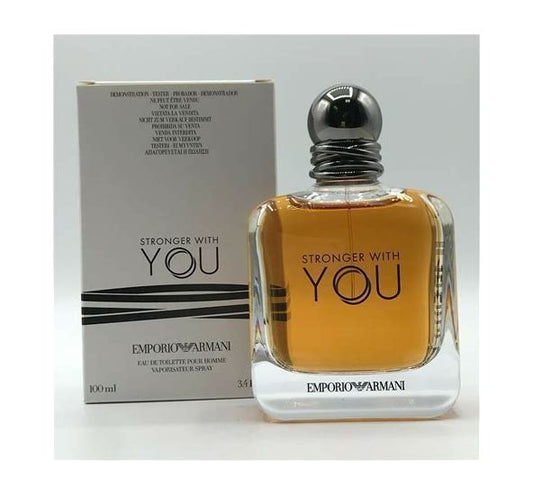 Emporio Armani Stronger With You by Giorgio Armani 3.4 oz EDT for men tester
