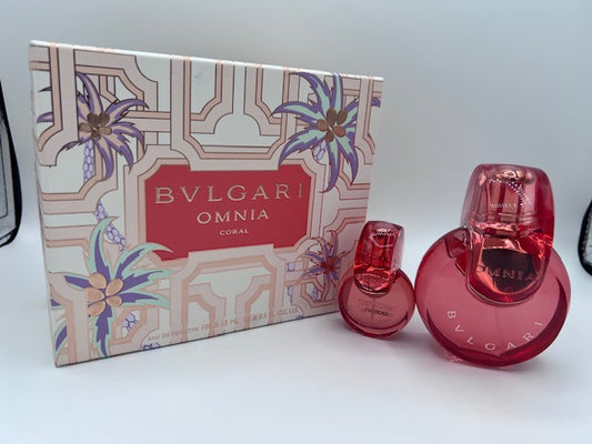 BVLGARI OMNIA CORAL by Bvlgari 2 PIECE GIFT SET - 3.4 OZ EAU DE TOILETTE SPRAY