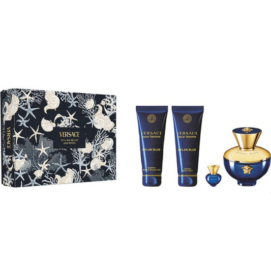 Versace Ladies Dylan Blue Gift Set Fragrances